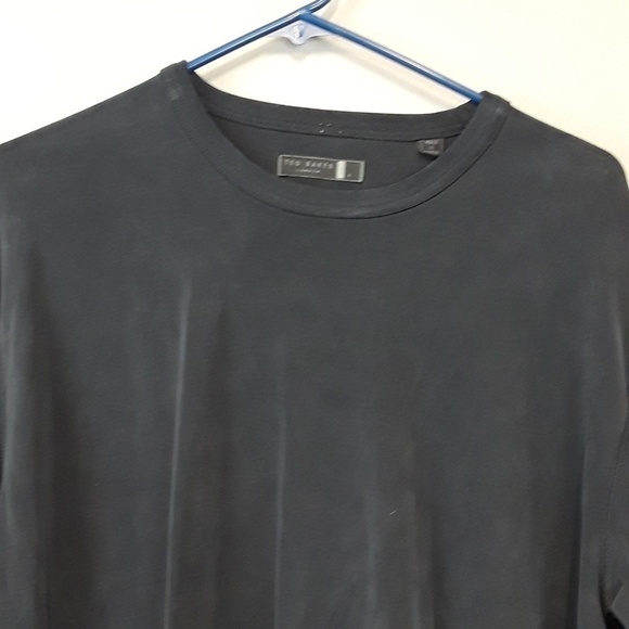 TED Baker Black Men's Long Sleeve Shirt Size 4 - Picture 5 of 8